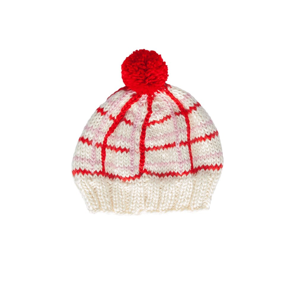 Acorn kids: Crossroads Beanie Pink & Red