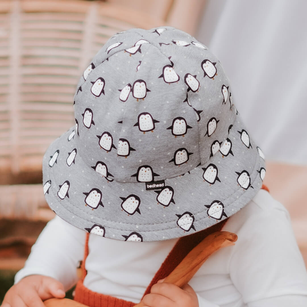 Bedhead: Toddler Bucket Sun Hat Penguin