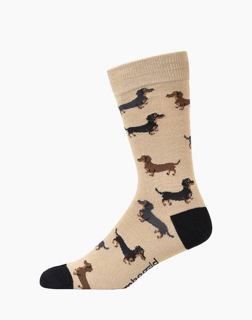 Bamboozld: Mens Dash Pups Bamboo Sock