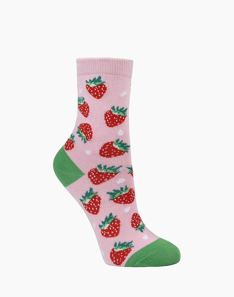 Bamboozld: Kids Strawberries bamboo Sock