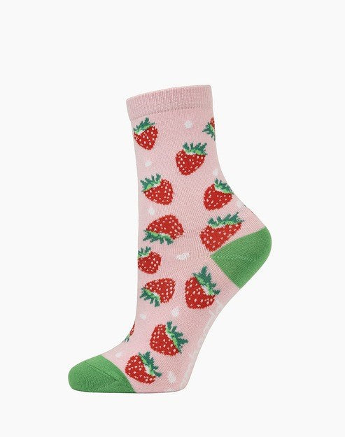 Bamboozld: Kids Strawberries bamboo Sock