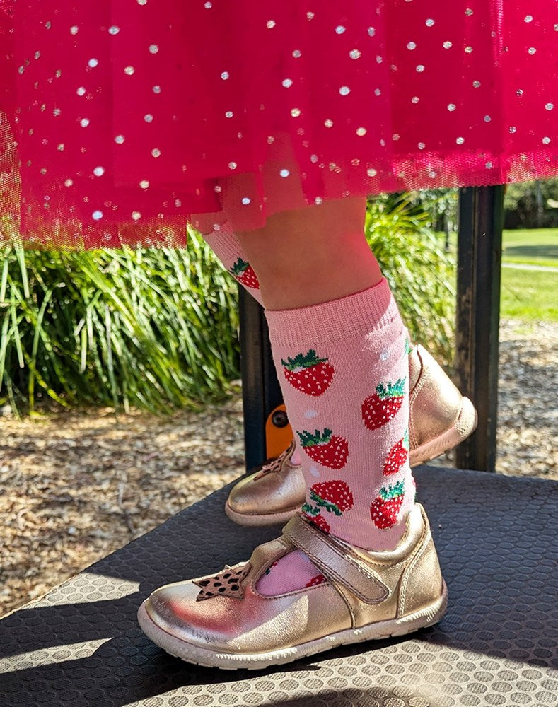 Bamboozld: Kids Strawberries bamboo Sock