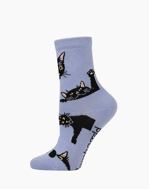 Bamboozld: Kids Black Cat bamboo Sock