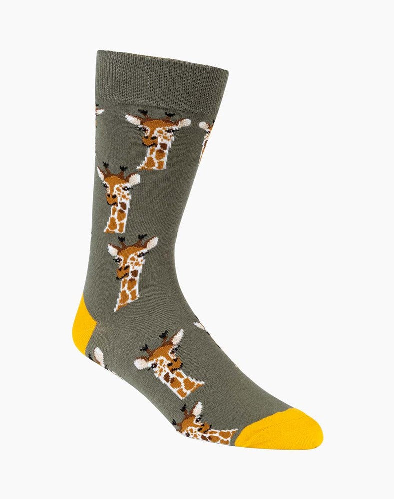 Bamboozld: Men Bamboo Sock - Giraffe