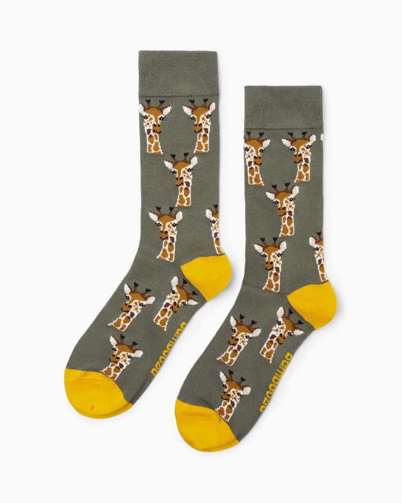 Bamboozld: Men Bamboo Sock - Giraffe