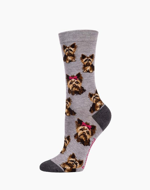 Bamboozld: Womens Yorkie Bamboo Sock - Grey Marle