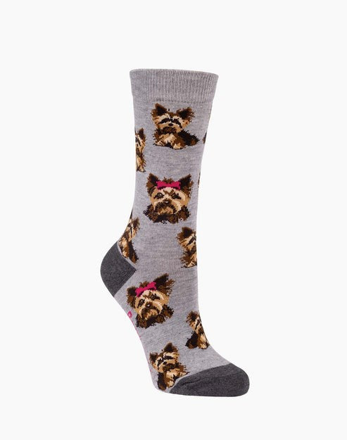 Bamboozld: Womens Yorkie Bamboo Sock - Grey Marle