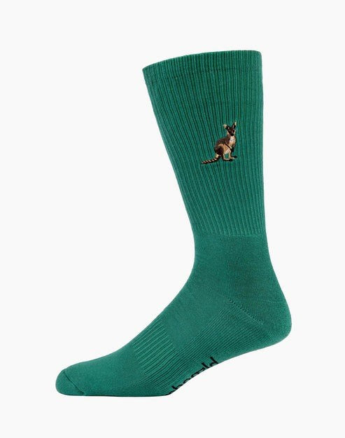 Bamboozld: Mens Kangaroo Zoo Conservation Bamboo Sock