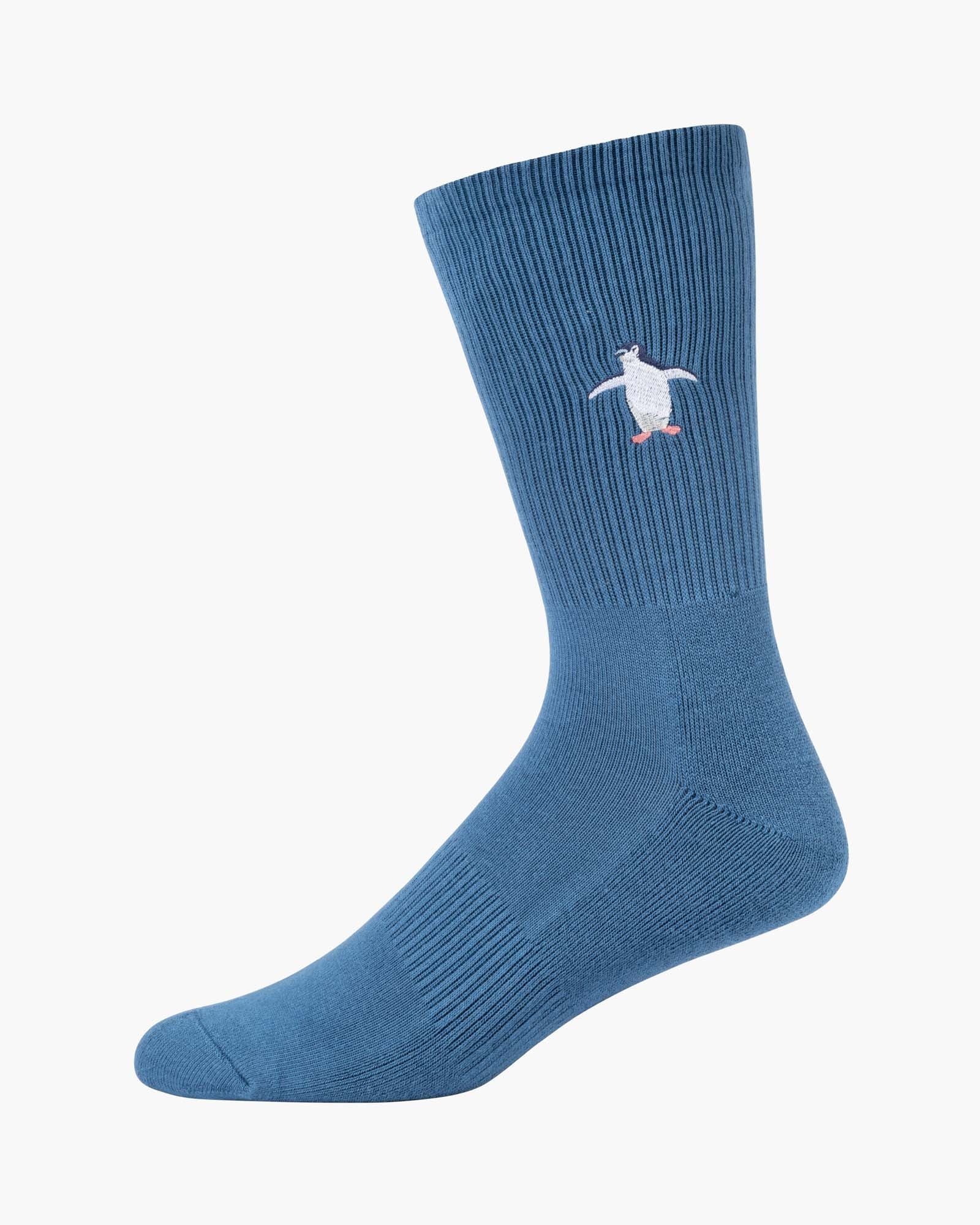 Bamboozld Men's Penguin Zoo Conservation Socks - Denim