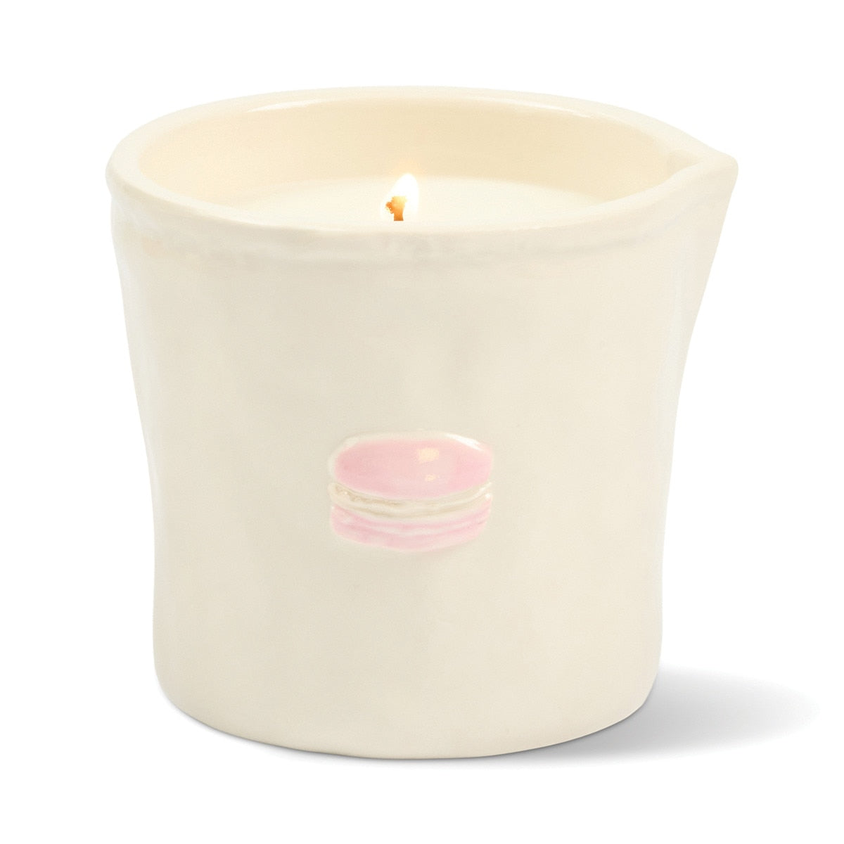 Paddywax: Bistro Macaron Embossed Ceramic Candle - 8oz