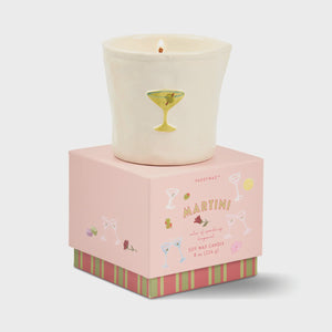 Paddywax Martini Ceramic Candle - Sparkling Bergamot 8oz