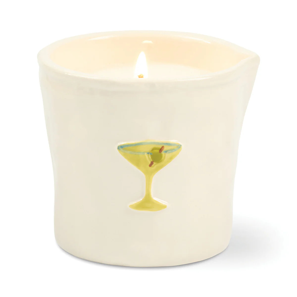 Paddywax Martini Ceramic Candle - Sparkling Bergamot 8oz