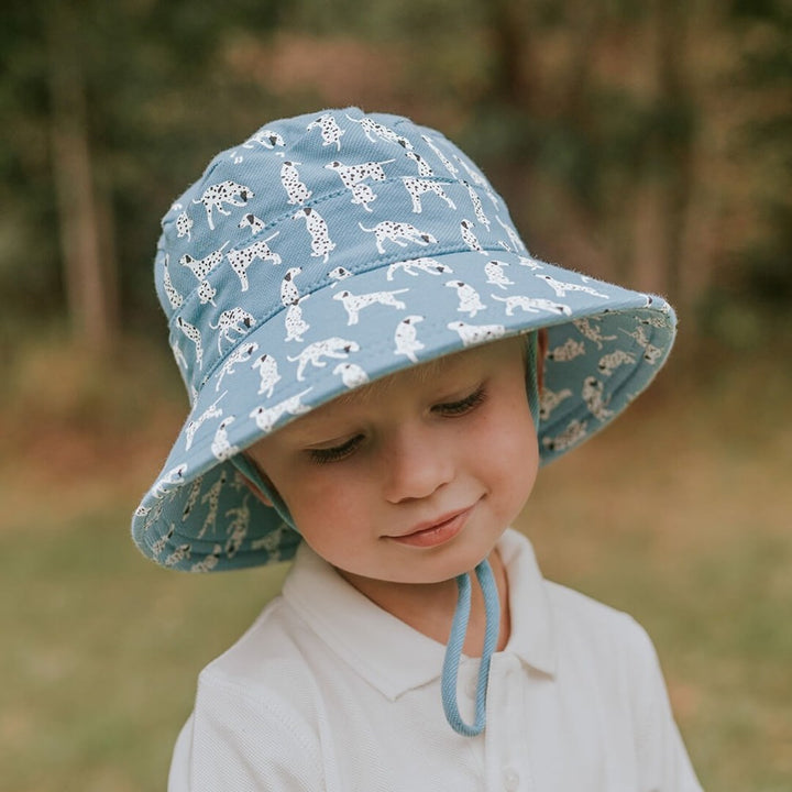 Kids Classic Bucket Sun Hat - Dalmation Size 54cm / 3 to6 years