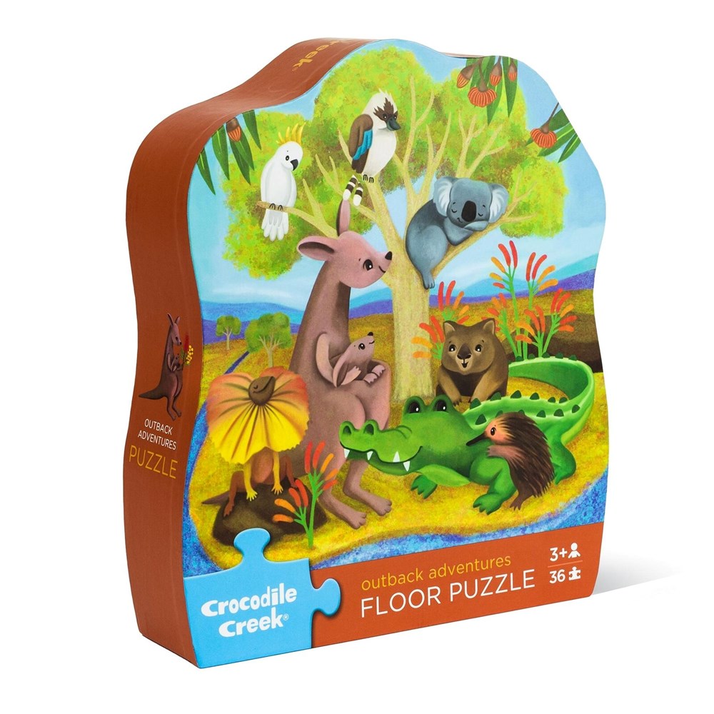 Crocodile Creek:: Classic Floor Puzzle 36 pc - Outback Adventures