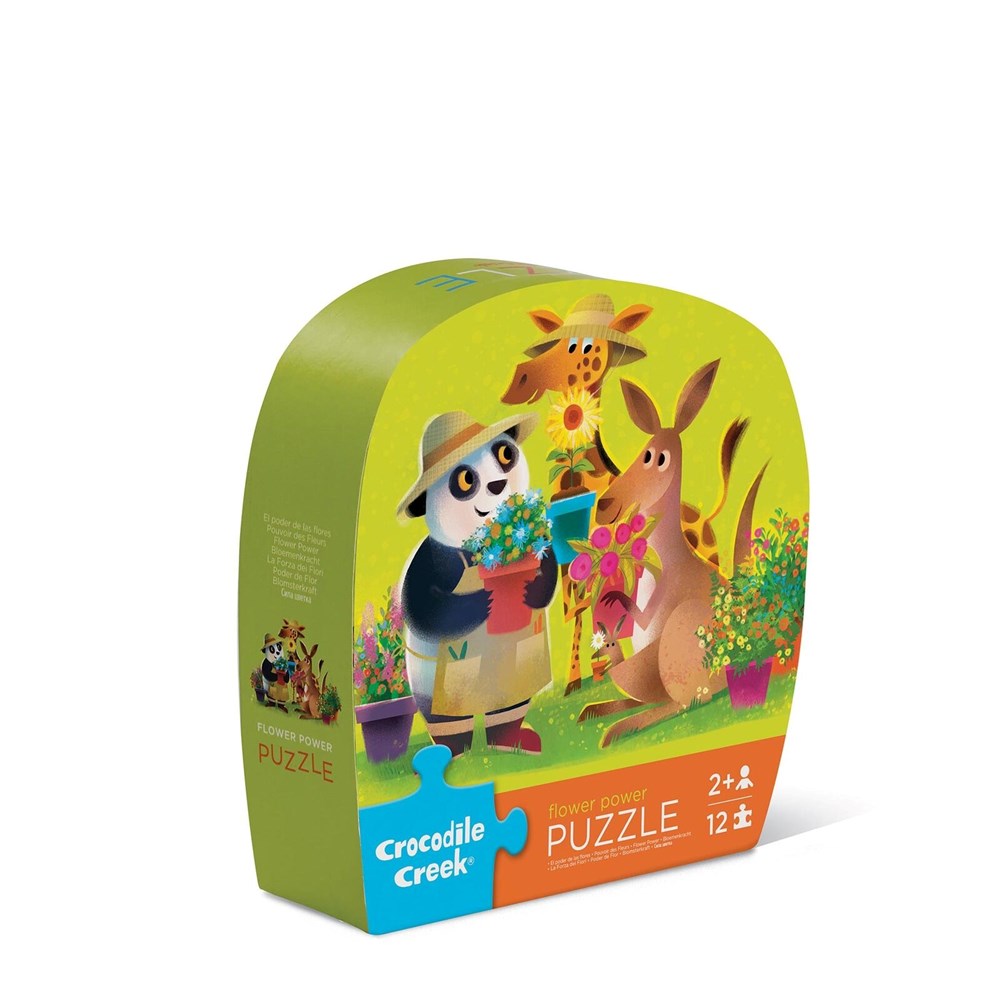 Crocodile Creek: Mini Puzzle 12 pc - Flower Power