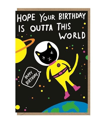 Earlybird: Outta This World Birthday Card