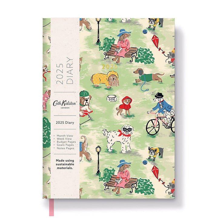 Cath Kidston A5 Diary-Dogs in the Park 2025 Diary