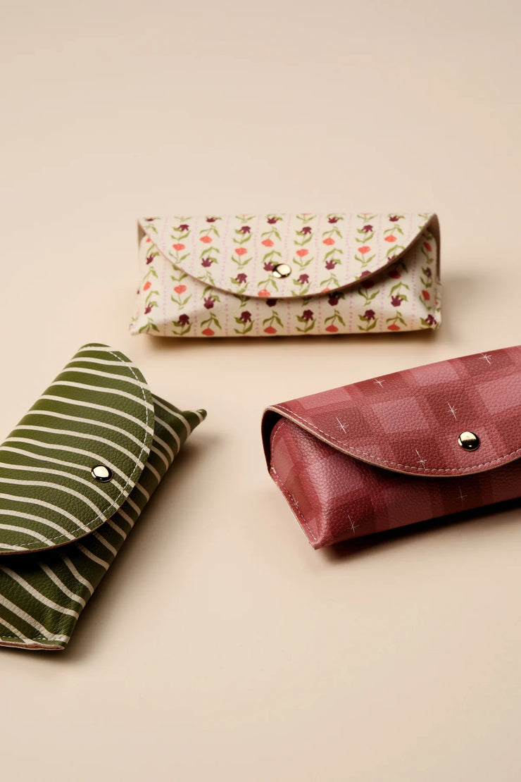 Designworks Ink Glasses Case - Check