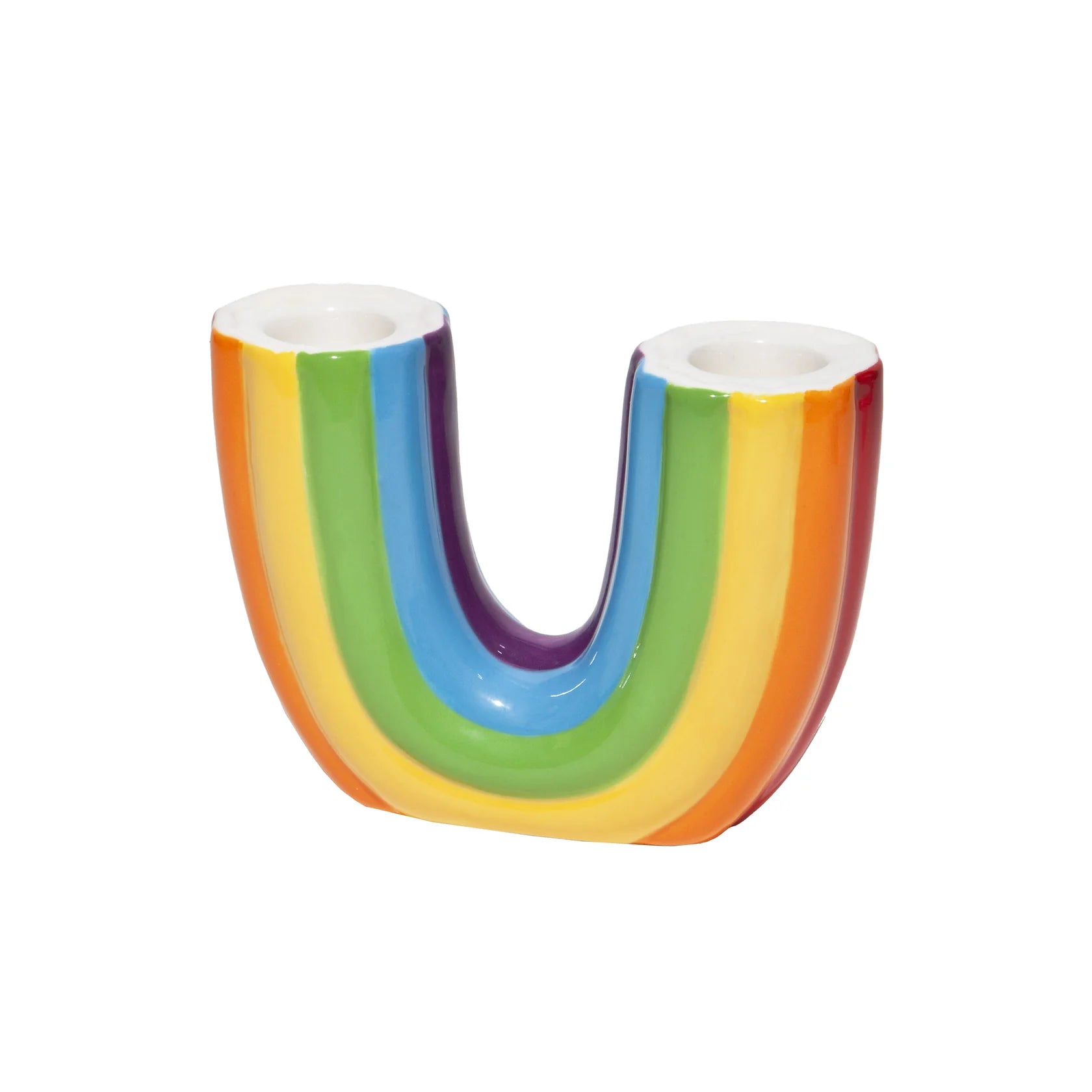 Doiy: Rainbow Candle Holder