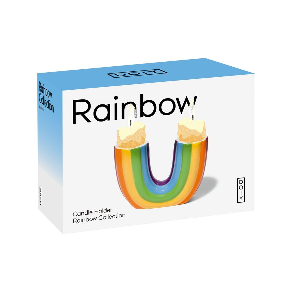 Doiy: Rainbow Candle Holder