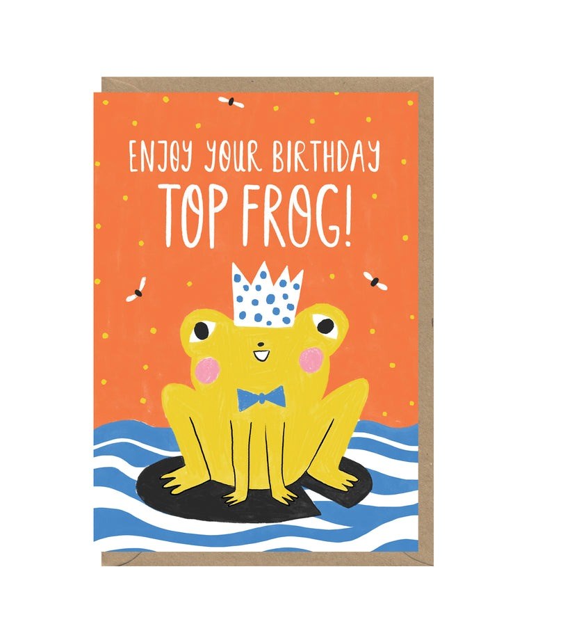 Earlybird Enjoy Your Birthday Top Frog Card