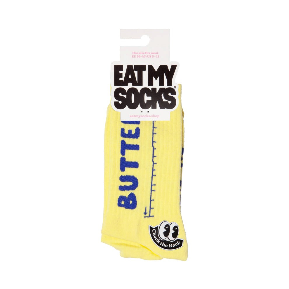 Eat My Socks: Crew Socks - Butter