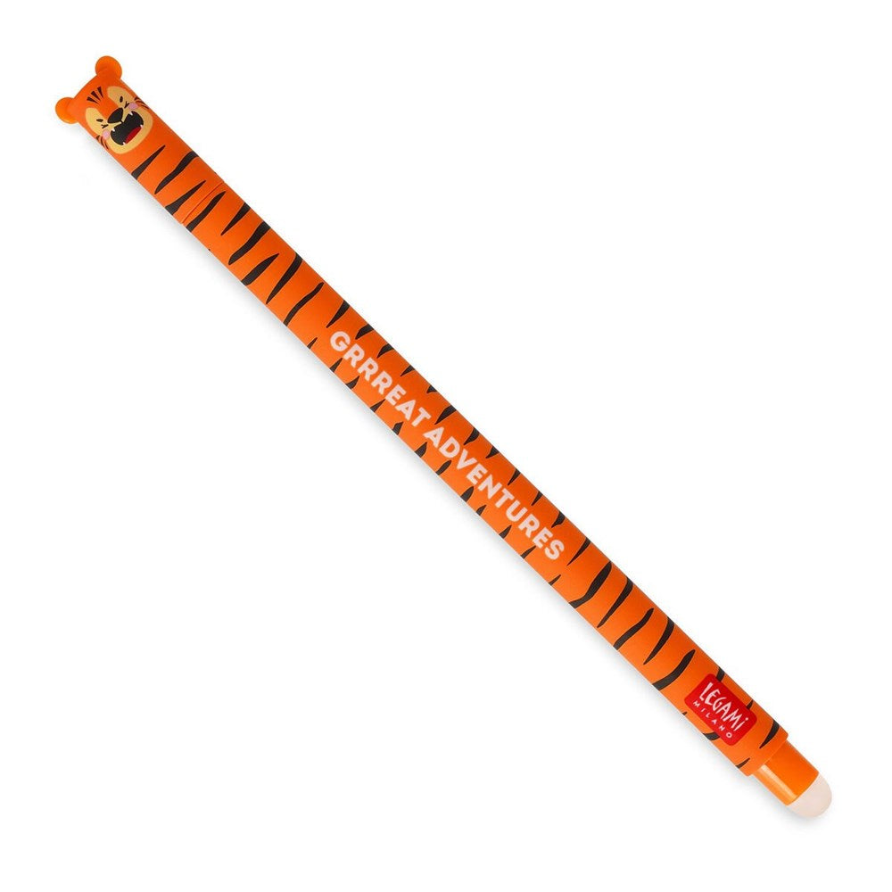 Legami - Erasable Gel Pen - Tiger (Orange Ink)