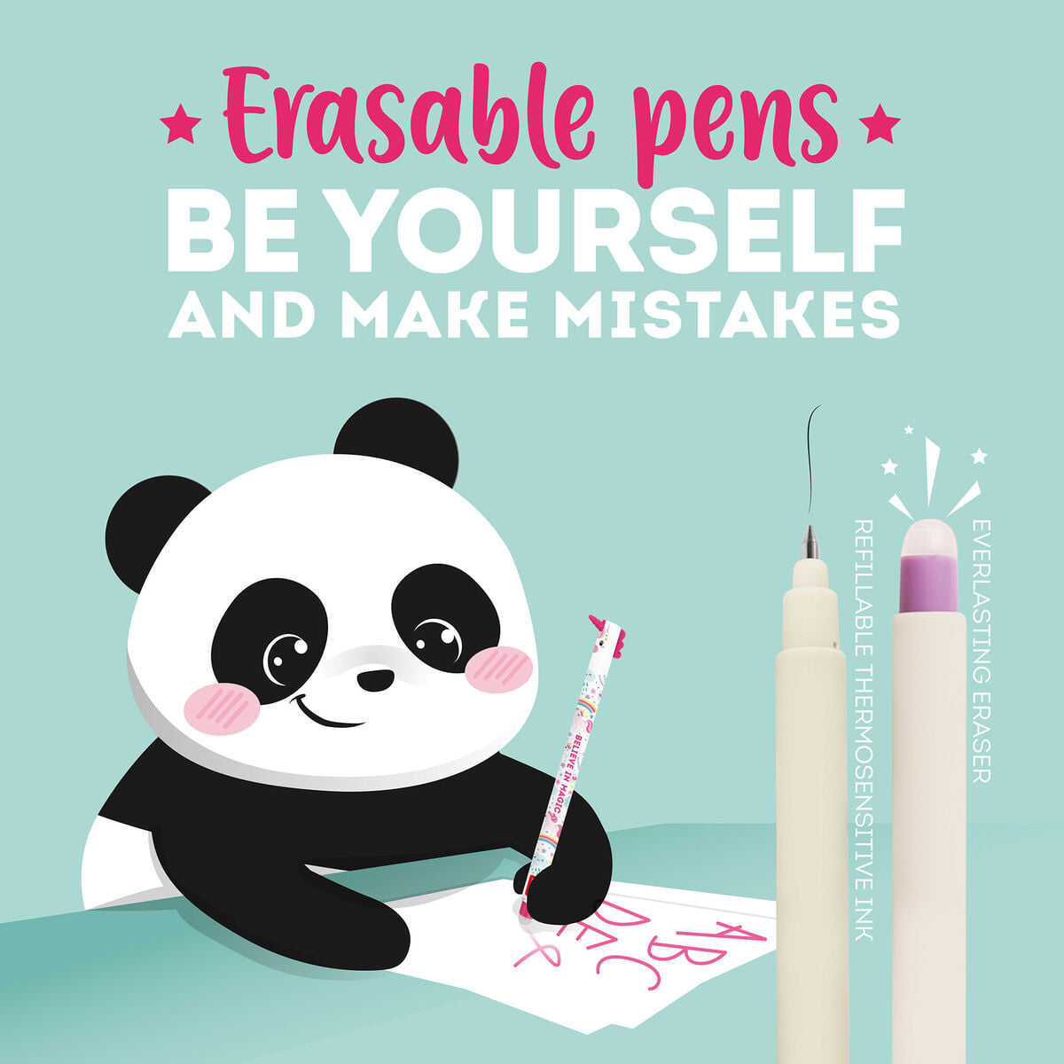 Legami Erasable Gel Pen - Hen - Red Ink