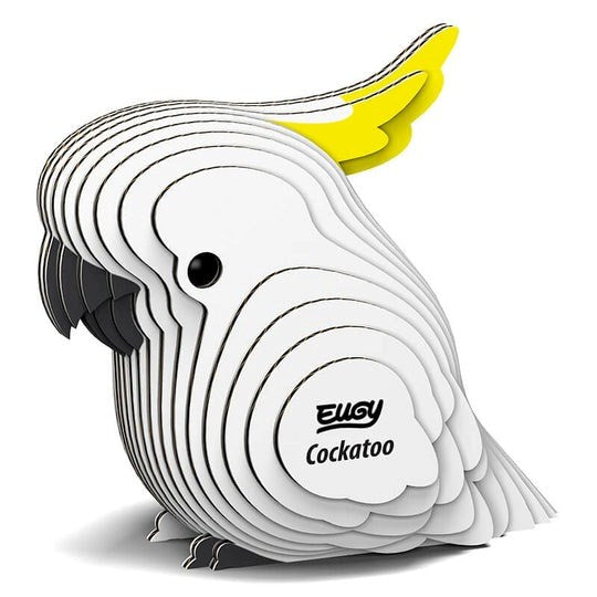 Eugy 3D Paper Model: Cockatoo