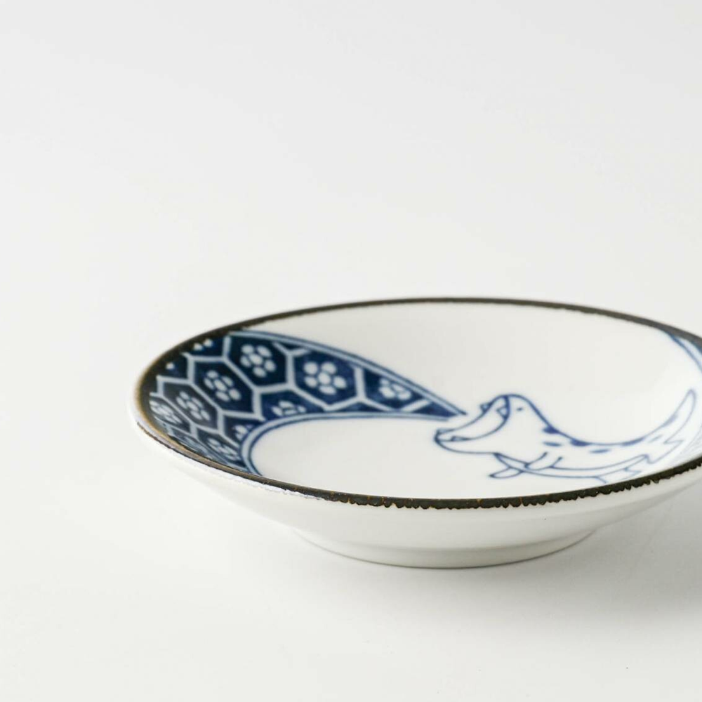 Awasaka Dinosaur Mini Plate - Blue Flame Dragon