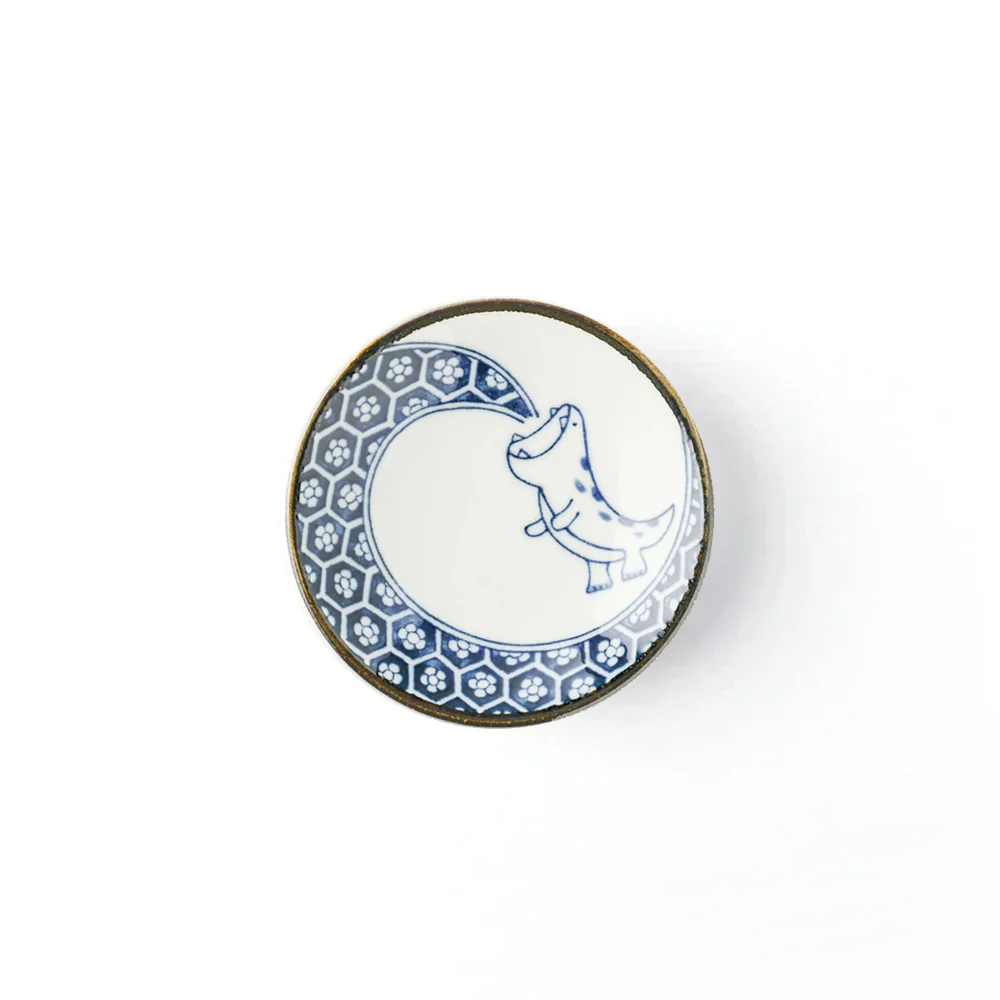 Awasaka Dinosaur Mini Plate - Blue Flame Dragon