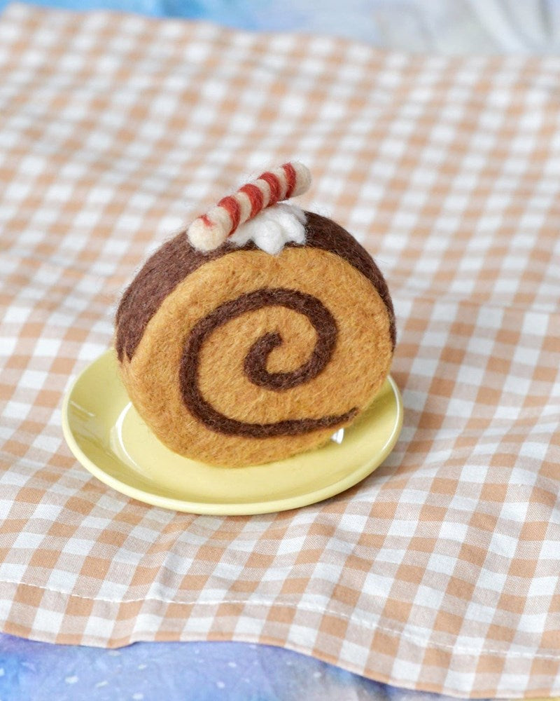 Tara Treasures: Felt Chocolate Swiss Roll