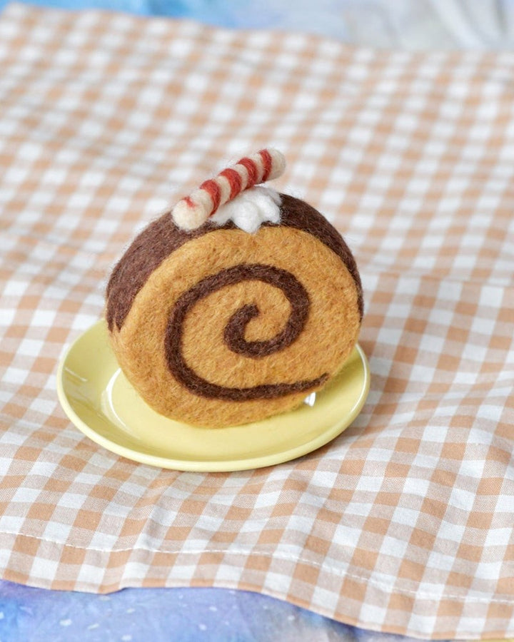 Tara Treasures: Felt Chocolate Swiss Roll