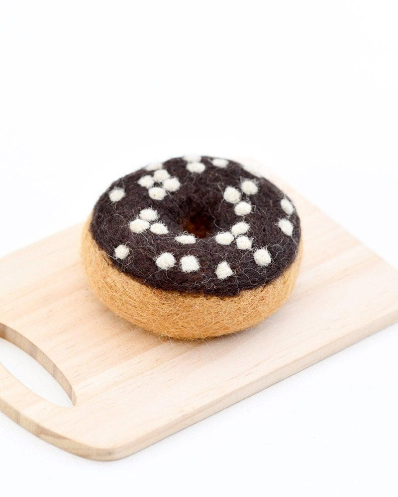 Tara Treasures: Felt Doughnuts Donut Choco
