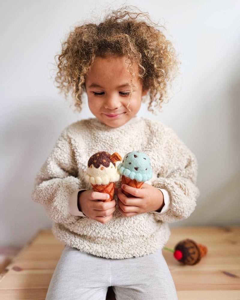 Tara Treasures: Felt Mint Chocolate Chip Ice Cream – Monsterthreads