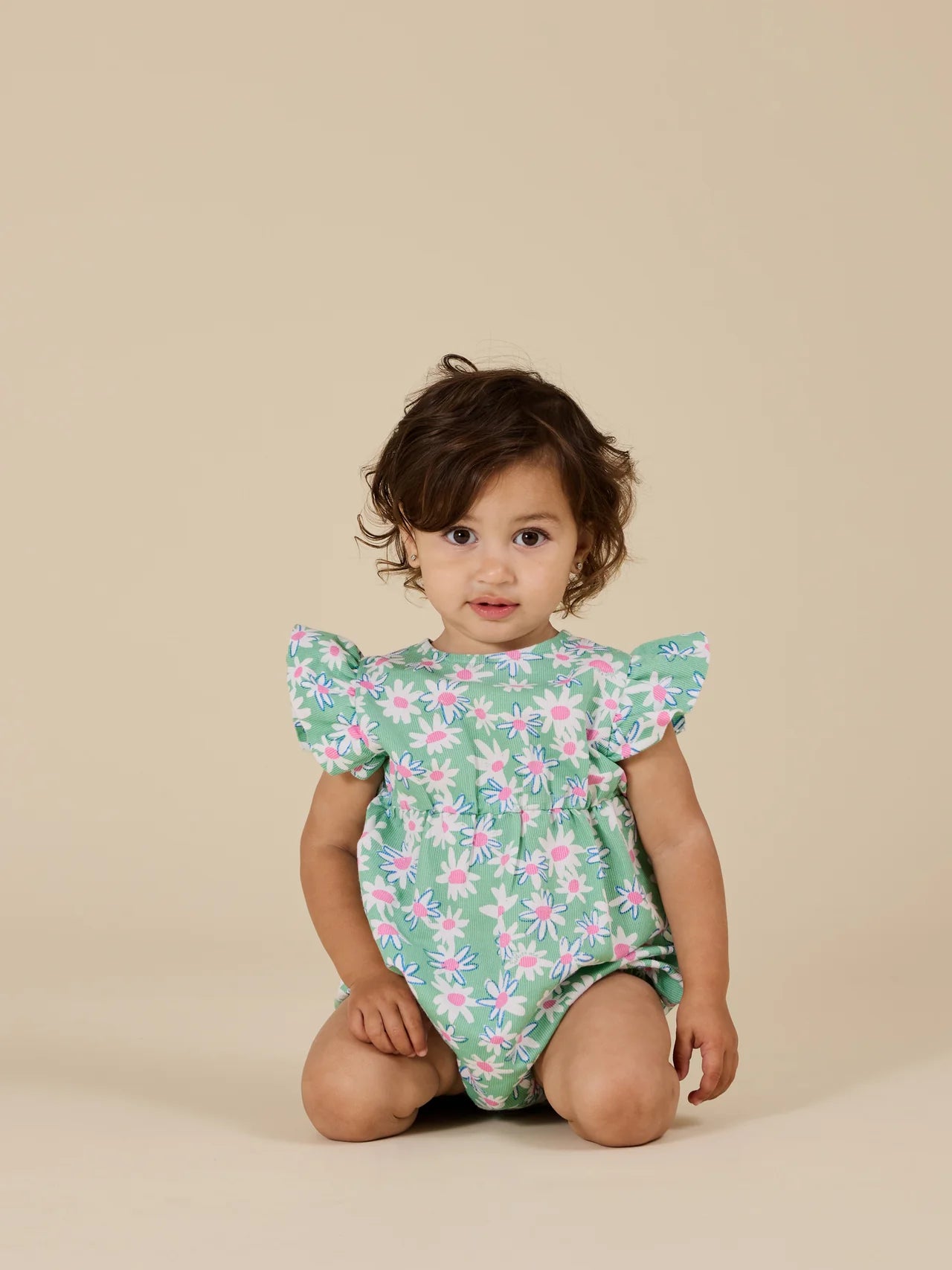 Goldie + Ace: Daisy Patch Lani Romper