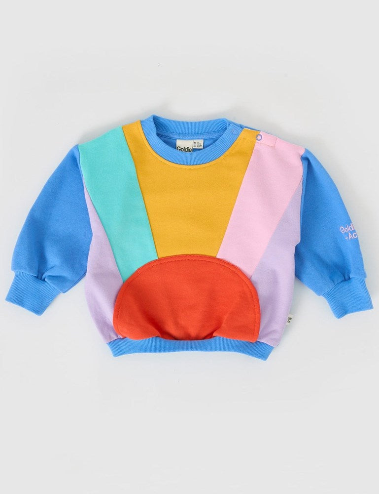 Goldie + Ace: Catching Some Rays Terry Sweater Bright