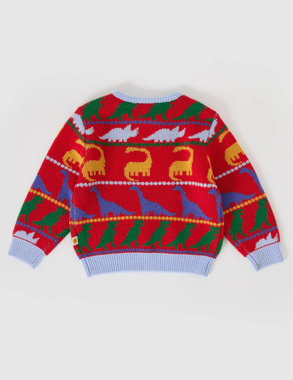 Goldie + Ace: Dino Knit Jumper