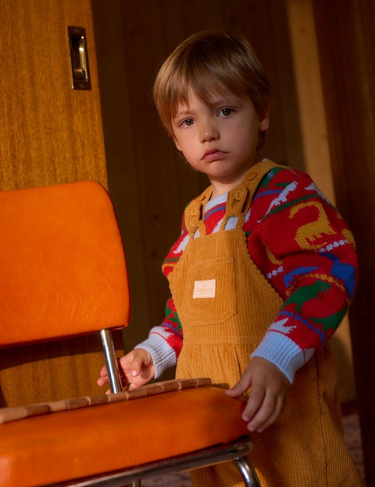 Goldie + Ace: Dino Knit Jumper