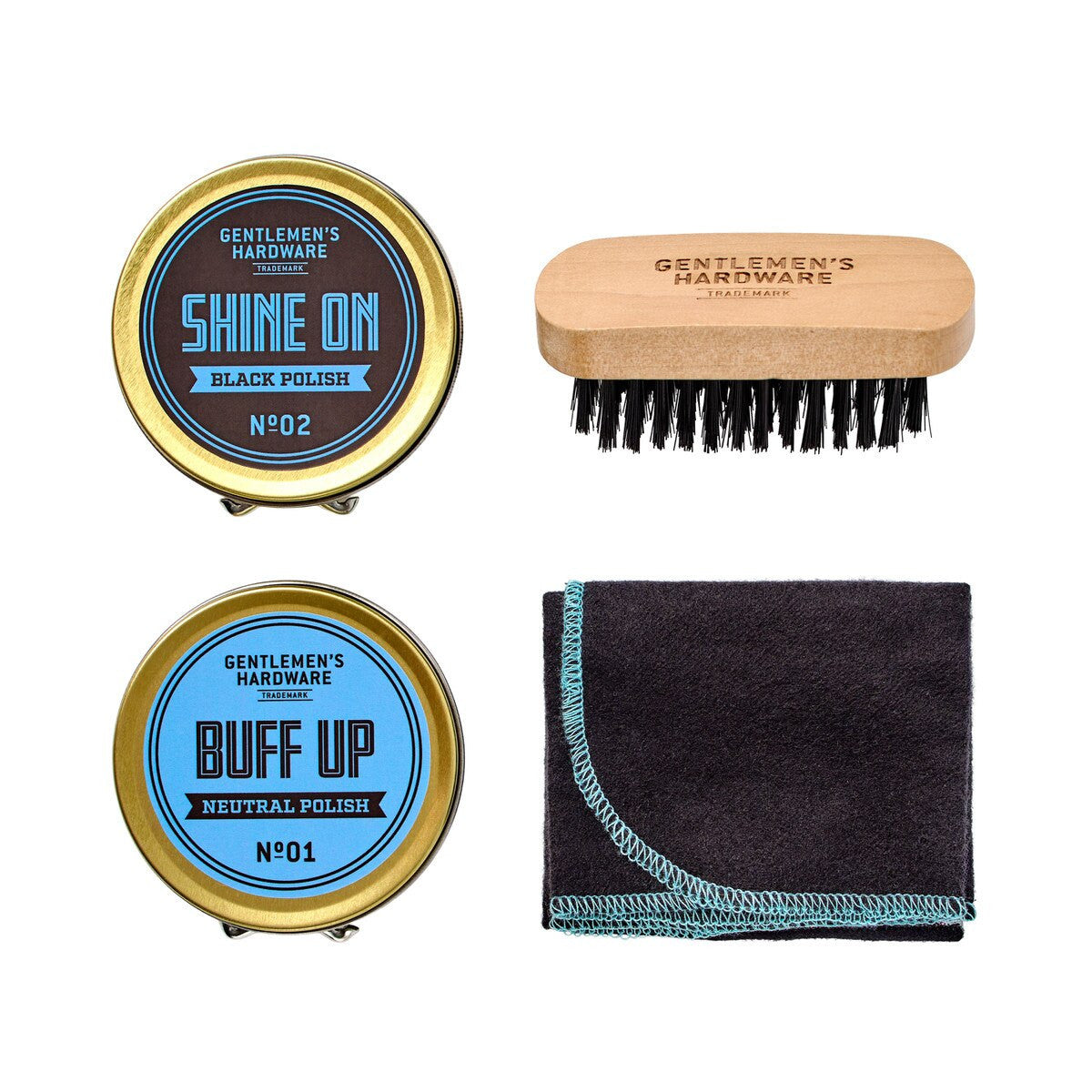 Gentlemen's Hardware Shoe Shine Kit