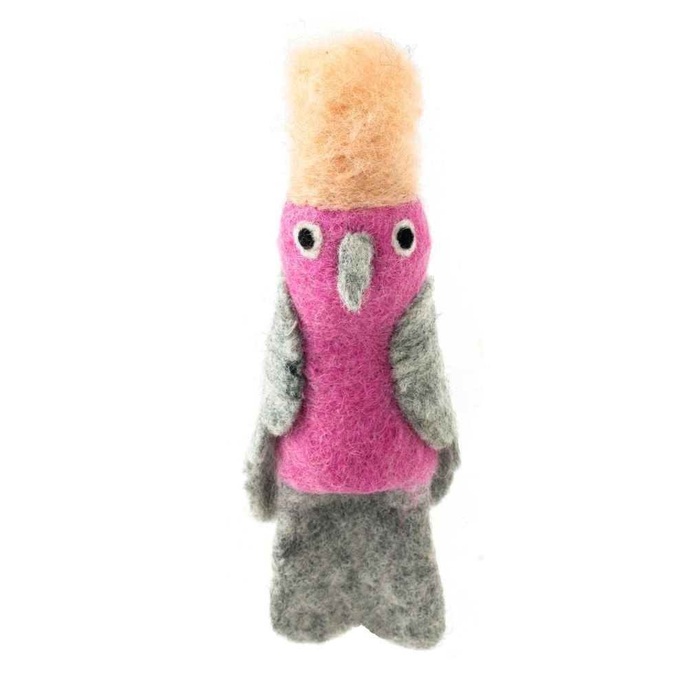 Gifted Hands: Finger Puppet Pink Galah