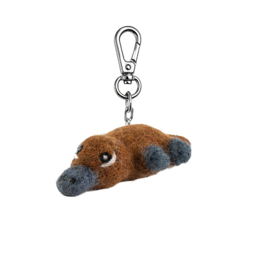 Gifted Hands Platypus Felt Key Chain