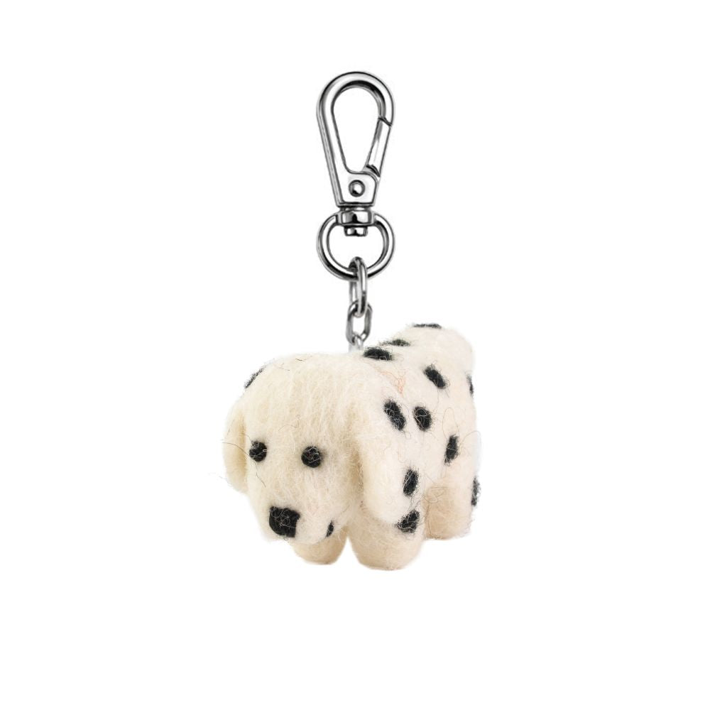 Gifted Hands Felt Keychain Dog Spot