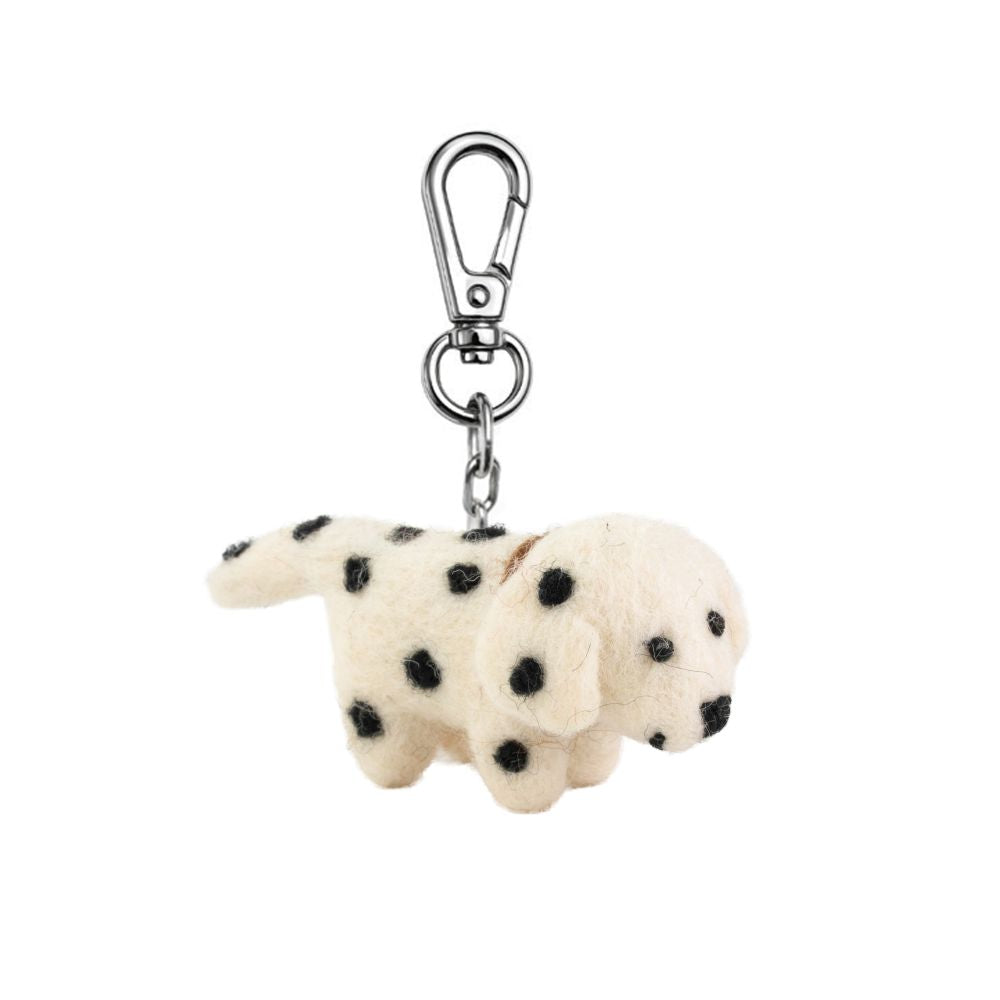 Gifted Hands Felt Keychain Dog Spot