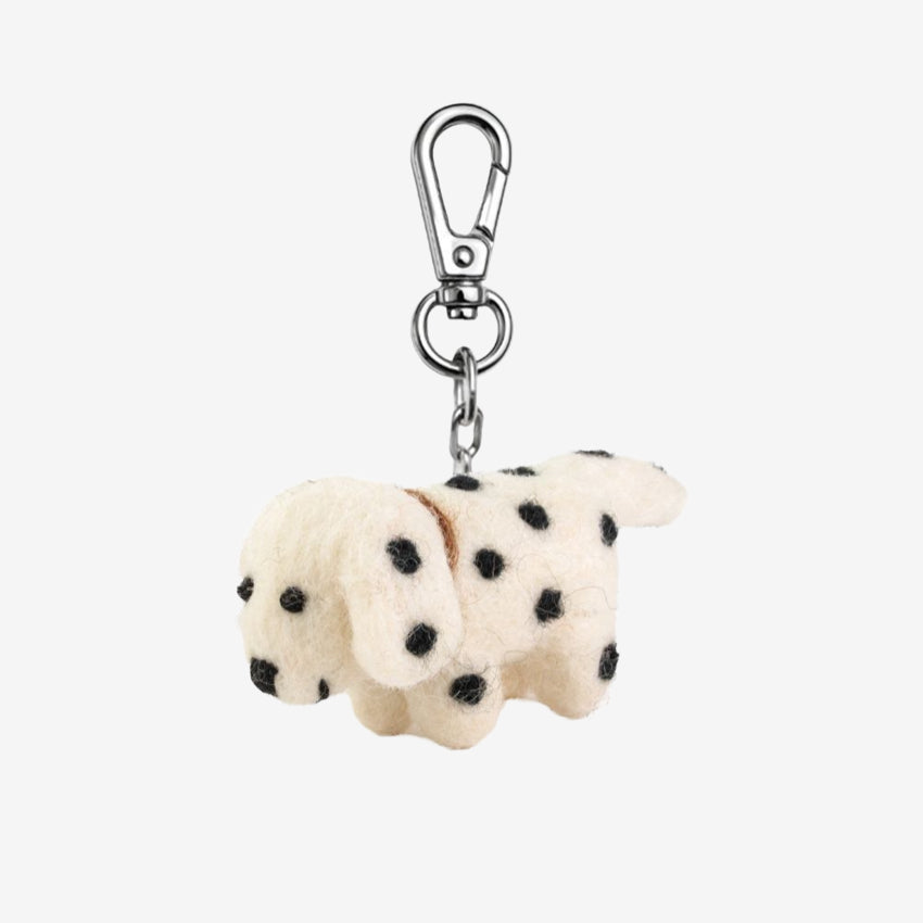 Gifted Hands Felt Keychain Dog Spot