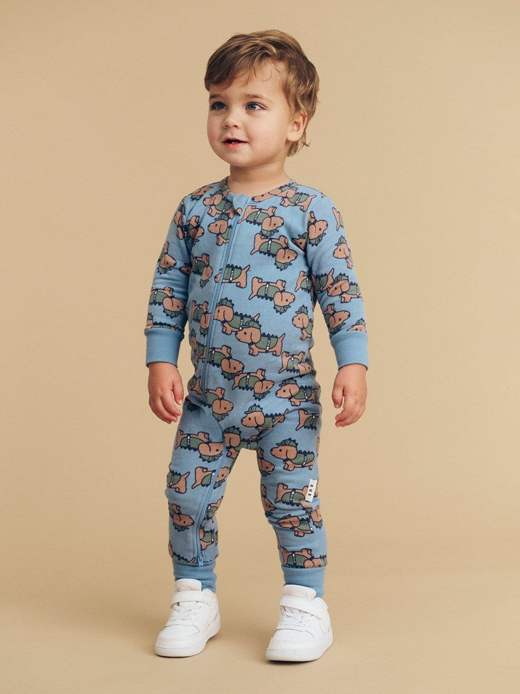 Huxbaby: DINO DOG ROMPER