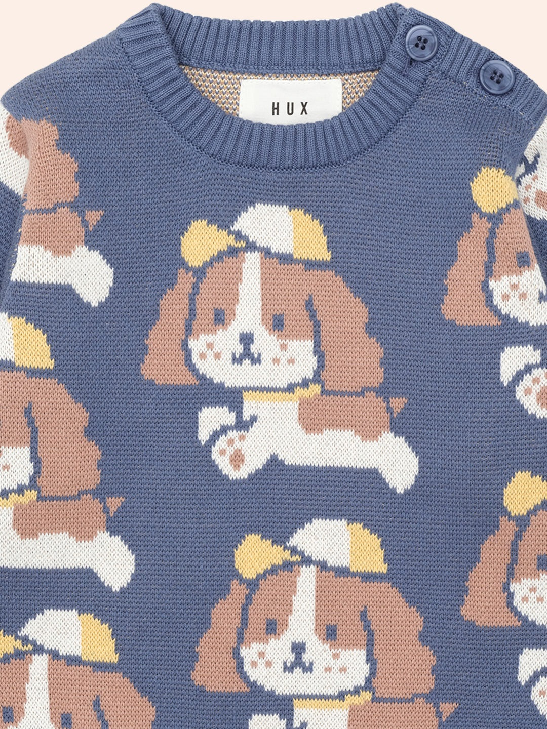 Huxbaby: Happy Puppy Knit Jumper