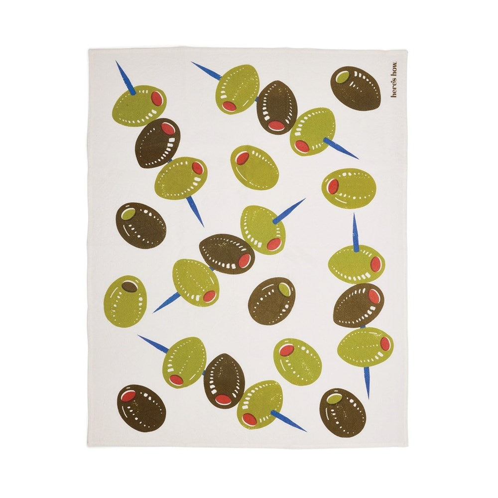 Here's How: The Emmy Tea Towel - Olives