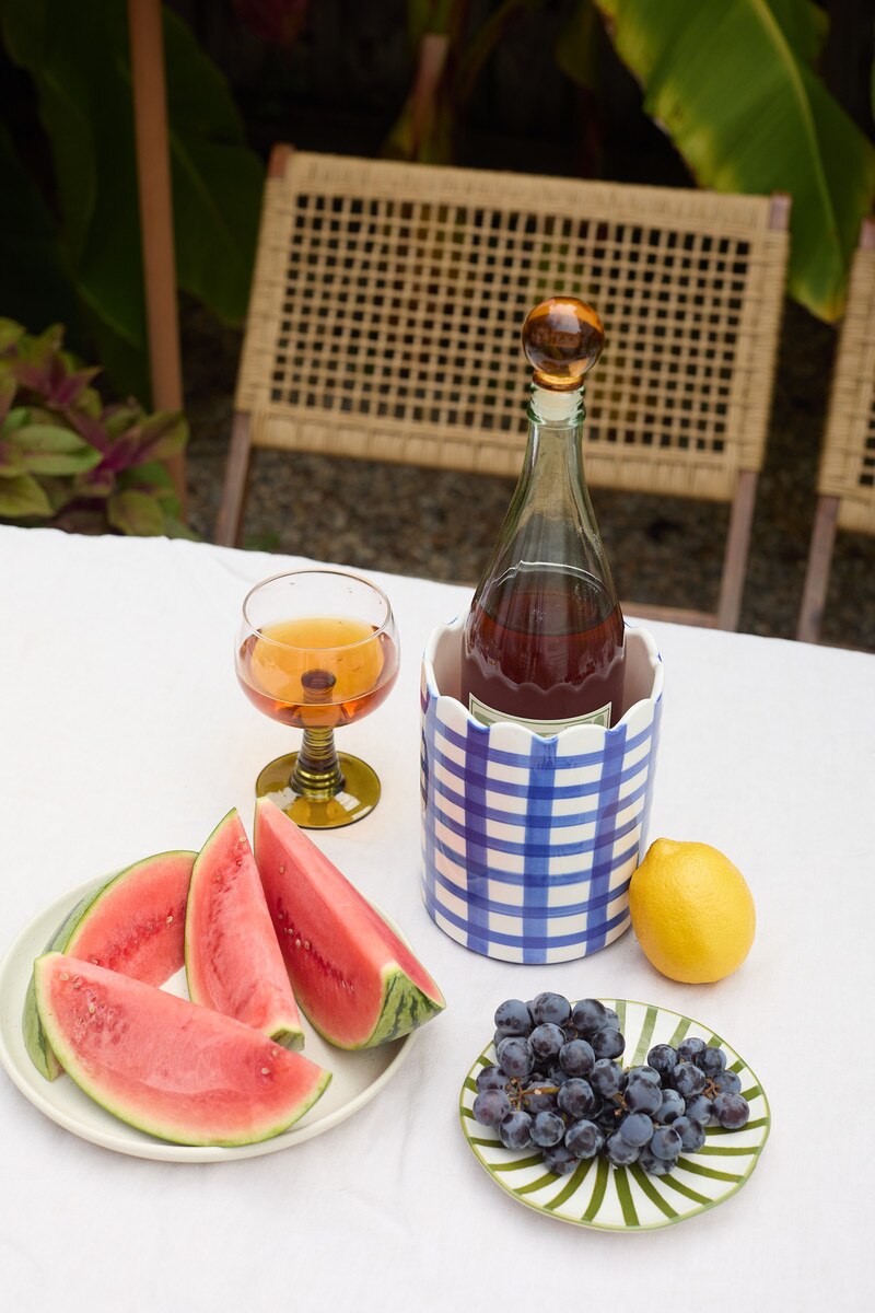 Here's How Ceramic Wine Cooler - Cobalt