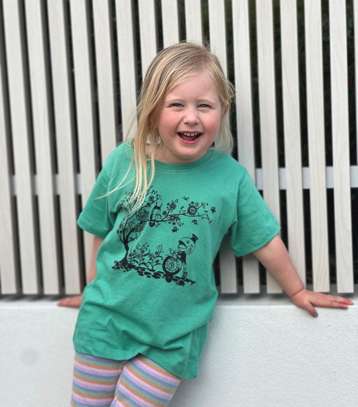 Magic Garden Green Spruce Kids Tee